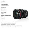 Picture of Meike 100mm T2.1 S35 Manual Focus Wide Angle Prime Cinema Lens for Canon EF Mount and Cine Camcorder EOS C100 Mark II, EOS C200, EOS 300 Mark II, EOS C300 Mark III, Zcam E2-S6 6K…