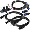 Picture of NMEA 2000 Starter Kit to Process NEMA 2K Network for Lowrance Simrad Garmin,Marine Grade NMEA 2000 Backbone Cables Drop Cables Tees Terminators