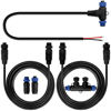 Picture of NMEA 2000 Starter Kit to Process NEMA 2K Network for Lowrance Simrad Garmin,Marine Grade NMEA 2000 Backbone Cables Drop Cables Tees Terminators