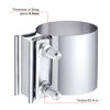 Picture of EVIL ENERGY 3.0 Inch Exhaust Clamp,Butt Joint Band Clamp Sleeve Coupler Stainless Steel 4PCS