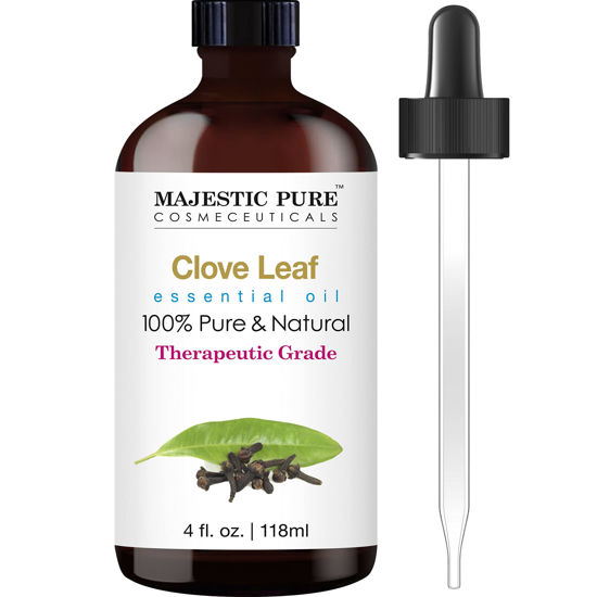 Picture of MAJESTIC PURE Clove Essential Oil, Therapeutic Grade, Pure and Natural Premium Quality Oil, 4 Fl Oz