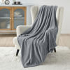 Picture of Bedsure Grey Fleece Blanket 50x70 Blanket - 300GSM Soft Lightweight Plush Cozy Blankets for Bed, Sofa, Couch, Travel, Camping