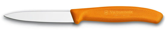 Picture of Victorinox, Oran 3.25 Inch Swiss Classic Paring Knife with Straight Edge, Spear Point, Orange, 3.25"