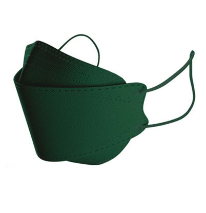 Picture of Rmaytiked 50Pcs 4-Ply KF94 dark green Face Masks Breathable 3D Mouth Shields Filter