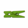 Picture of LWR CRAFTS Wooden Mini Clothespins 100 Per Pack 1" 2.5cm (Lime Green)