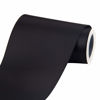 Picture of VATIN 4" Wide Double Faced Polyester Black Satin Ribbon-Continuous 5 Yard/Spool, Perfect for Chair Sash, Making Bow, Sewing and Wedding Bouquet