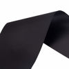 Picture of VATIN 4" Wide Double Faced Polyester Black Satin Ribbon-Continuous 5 Yard/Spool, Perfect for Chair Sash, Making Bow, Sewing and Wedding Bouquet