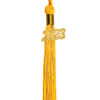 Picture of GraduationMall Single Color Graduation Tassel with 2023 Year Charm 9" Gold