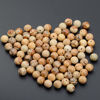 Picture of LPBeads 100PCS 8mm Natural Picture Jasper Gemstone Round Loose Beads for Jewelry Making with Crystal Stretch Cord