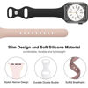 Picture of DYKEISS Sport Slim Silicone Band Compatible for Apple Watch Band 38mm 42mm 40mm 44mm 41mm 45mm 49mm, Thin Soft Narrow Replacement Strap Wristband for iWatch Ultra Series 8/7/SE/6/5/4/3/2/1 Women Men