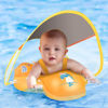 Picture of LAYCOL UPF50+ Sun Canopy Baby Swimming Float,2019 Upgrade Safety-Add Tail No Flip Overbaby Pool,Infant Pool Float for Baby Age of 3-36 Months (Yellow, L)