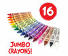 Picture of Crayola Jumbo Crayons Bulk, 6 Sets of 16 Large Crayons for Toddlers & Kids, School Supplies, Gifts [Amazon Exclusive]