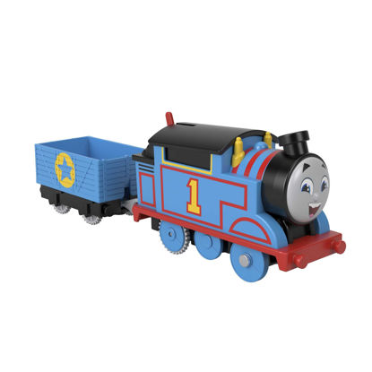 Picture of Thomas & Friends Motorized Toy Train Thomas Battery-Powered Engine with Cargo for Preschool Pretend Play Ages 3+ Years