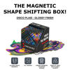 Picture of SHASHIBO Shape Shifting Box - Award-Winning, Patented Fidget Cube w/ 36 Rare Earth Magnets - Transforms Into Over 70 Shapes, Download Fun in Motion Toys Mobile App (Artist Series - Disco Plaid)