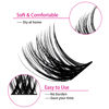 Picture of Lash Clusters 15-20mm 96Pcs Individual Lashes Cluster Mixed Tray D Curl Lash Clusters DIY Eyelash Extensions Individual Cluster Lashes DIY Lash Extension Kit Home (F2-0.07D, 15-20mm)