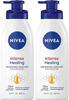 Picture of NIVEA Intense Healing Body Lotion, 72 Hour Moisture for Dry to Very Dry Skin, Body Lotion for Dry Skin, 16.9 Fl Oz Pump Bottle - Pack of 2