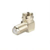 Picture of VCE 2-Pack Right Angle F-Type Coaxial RG6 Adapter