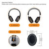 Picture of SIMOLIO Dual Channel Universal IR Car Headphones with Volume Limited, Vehicle Compatibility Listed in Q&A for Double Check, Work with Most DVD Systems, Wireless Automotive Headphones for Kids Car Trip