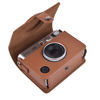 Picture of Rieibi Instax Mini EVO Case - Vintage PU Leather Protective Case for Fuji Instax Mini EVO Instant Camera - Removable Case with Adjustable Shoulder Strap - Brown