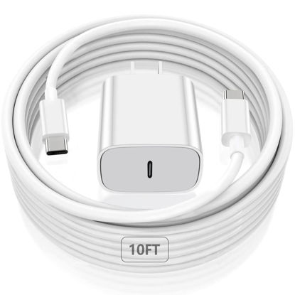 Picture of iPad Pro Charger,20W USB C Fast Charger with 10FT Extra Long iPad Charger Fast Charging Cord for iPad Pro 12.9 5th/4th/3rd,11 inch 3rd/2nd/1st,iPad Air 5th/4th Generation,iPad Mini 6th,iPad 10th 2022