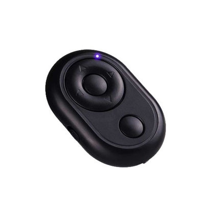 Picture of Bluetooth Page Turner Remote for iPhone - Bluetooth Camera Remote,Tiktok Remote and Powerpoint Remote Clicker for iPad (Black)