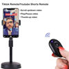 Picture of Bluetooth Page Turner Remote for iPhone - Bluetooth Camera Remote,Tiktok Remote and Powerpoint Remote Clicker for iPad (Black)