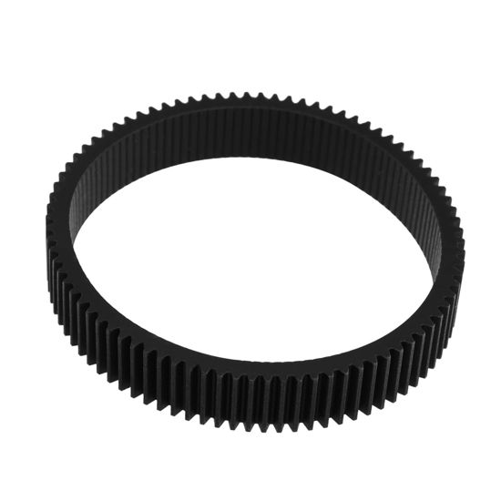 Picture of Seamless Focus Gear Ring for 74-80mm Diameter Lens Follow Focus Ring Standard 0.8 Mod 360° Rotation Focus Gear Video Camera Lens Accessories Black