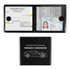 Picture of UYYE Auto Car Essential,Car Registration and Insurance Card Documents Holder2-Pack,Car Interior Accessories for Car,Truck,SUV and Other Vehicle,Case Wallet for Car Documents Organizer(Black)