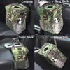 Picture of EPAuto Waterproof Car Trash Can with Lid and Pockets, Camouflage Green