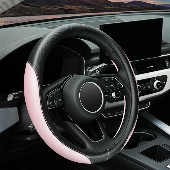 Light pink steering wheel shop cover