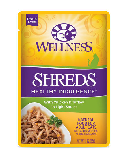 GetUSCart Wellness Healthy Indulgence Shreds Grain Free Wet Cat