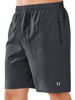 Picture of NORTHYARD Men's Athletic Hiking Shorts Quick Dry Workout Shorts 7"/ 9"/ 5" Lightweight Sports Gym Running Shorts Basketball Exercise Darkgrey-Basic S