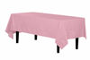 Picture of Exquisite 6-Pack Premium Plastic Tablecloth 54in. x 108in. Rectangle Plastic Table Cover - Pink