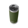 Picture of YETI Rambler 20 oz Tumbler, Stainless Steel, Vacuum Insulated with MagSlider Lid, Highlands Olive