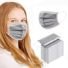 Picture of 100PCS Masks Grey Disposable Face Mask 3 Ply Breatherable Face Masks