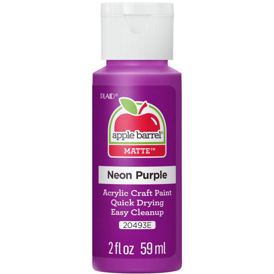 Picture of Apple Barrel Acrylic Paint in Assorted Colors (2 Ounce), 20493 Neon Purple