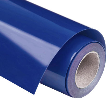 Picture of VINYL FROG Heat Transfer Vinyl Roll HTV Vinyl - 12"x12ft Royal Blue Iron on Vinyl for T-Shirts, Heat Press Vinyl for DIY Craft Designs (Royal Blue)