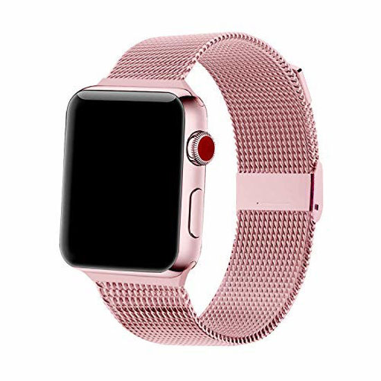 Picture of SexHope Compatible for Apple Watch Band 38mm 42mm 40mm 44mm Series 5 4 3 2 1 (Rose Gold, 38mm/40mm)