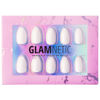 Picture of Glamnetic Press On Nails - Angel | Opaque White Short Almond Nails, Reusable | 12 Sizes - 24 Nail Kit