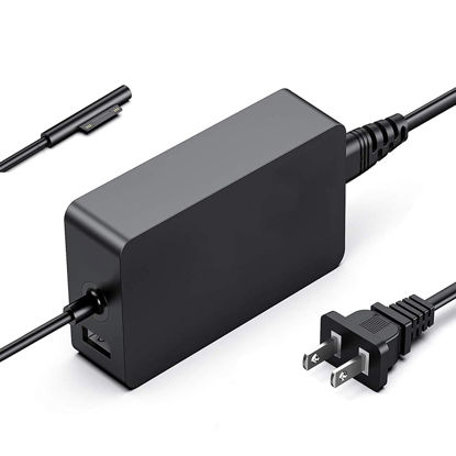 Picture of Surface Pro Charger Compatible with Microsoft Surface Pro Charger, Surface Charger, Surface Pro 7 Charger, New Surface Pro 8/X/7/6/5/4/3, Surface Laptop Go 1/2/3/4, 15V 4A 65W Surface Book Charger 1/2