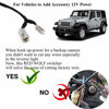 Picture of RED WOLF 12 Volt Power Adapter Wiring Harness Switch Connector Plug w/Fuse for Chrysler Dodge Ram 2001-2022 Power Outlet to Add Backup Camera CB Radio Radar Detectors Portable GPS