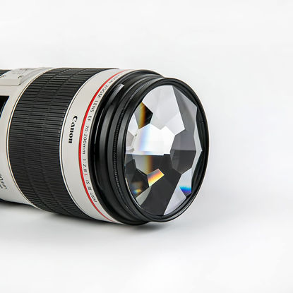 Picture of Photography Special Effects Filters Foreground Blur 77mm 8-Sided Kaleidoscope Glass Prism SLR Accessories by BITINBI