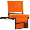 Picture of SPORT BEATS Stadium Seat for Bleachers with Back Support and Wide Padded Cushion Stadium Chair - Includes Shoulder Strap and Cup Holder