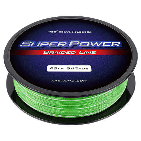 KastKing Superpower Braided Fishing Line, Grass Camo, 6LB, 327 Yds