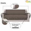 Picture of Easy-Going Sofa Slipcover Reversible Loveseat Sofa Cover Couch Cover for 2 Cushion Couch Furniture Protector with Elastic Straps for Pets Kids Dog Cat (Oversized Loveseat, Taupe/Ivory)