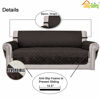 Picture of Easy-Going Sofa Slipcover Reversible Loveseat Sofa Cover Couch Cover for 2 Cushion Couch Furniture Protector with Elastic Straps for Pets Kids Dog Cat (Oversized Loveseat, Chocolate/Ivory)