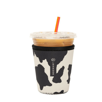 Picture of Sok It Java Sok Iced Coffee & Soda Cup Sleeve Insulated Neoprene Cover (Cow Print, Small: 18-20oz)