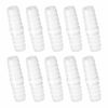 Picture of Quickun Plastic Hose Barb Fitting, 3/8" x 3/8" Barbed Splicer Mender Joint Adapter Union Fitting ( Pack of 10 )