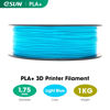 Picture of eSUN PLA+ Filament 1.75mm, 3D Printer Filament PLA Plus, Dimensional Accuracy +/- 0.03mm, 1KG Spool (2.2 LBS) 3D Printing Filament for 3D Printers, Light Blue