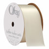 Picture of Berwick Offray 256008 1.5" Wide Single Face Satin Ribbon, Antique White Ivory, 4 Yds